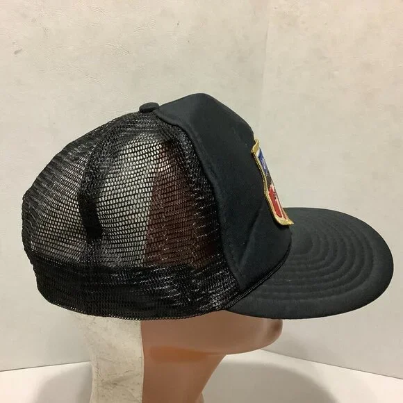 Vintage United States Hot Rod Association Snap Back Trucker Hat Black - Picture 4 of 8